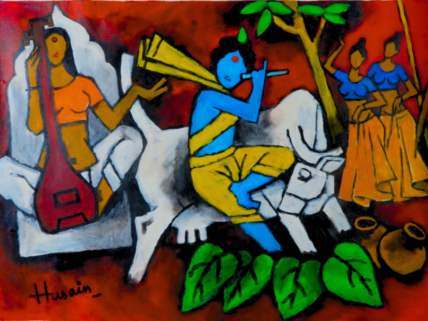 Krishna with Village Series